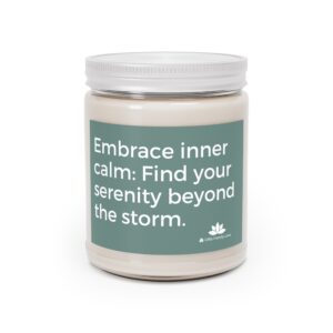 Anxiety Candle, Embrace Inner Calm, Empathy in a Jar Stress Relief Candle - 512a