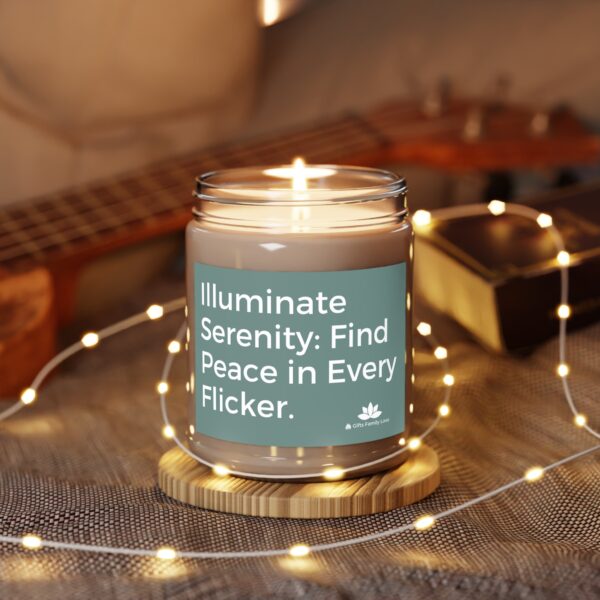 Anxiety Candle, Illuminate Serenity, Empathy in a Jar Stress Relief Candle - 512c - Image 3
