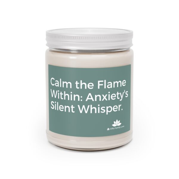 Anxiety Candle, Calm The Flame, Empathy in a Jar Stress Relief Candle - 512b - Image 9