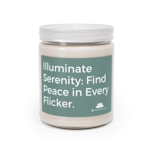 Anxiety Candle, Illuminate Serenity, Empathy in a Jar Stress Relief Candle - 512c