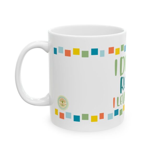 Empowered & Retired – 'I Didn't Retire, I Leveled Up' Mug for Strong Senior Women - 902a - Image 4