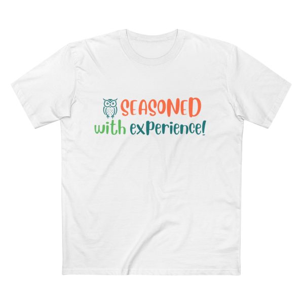 Seasoned by Experience T-Shirt for Older Women | Empowering Graphic Tee for Mature Women | Casual Cotton Shirt with Positive Message