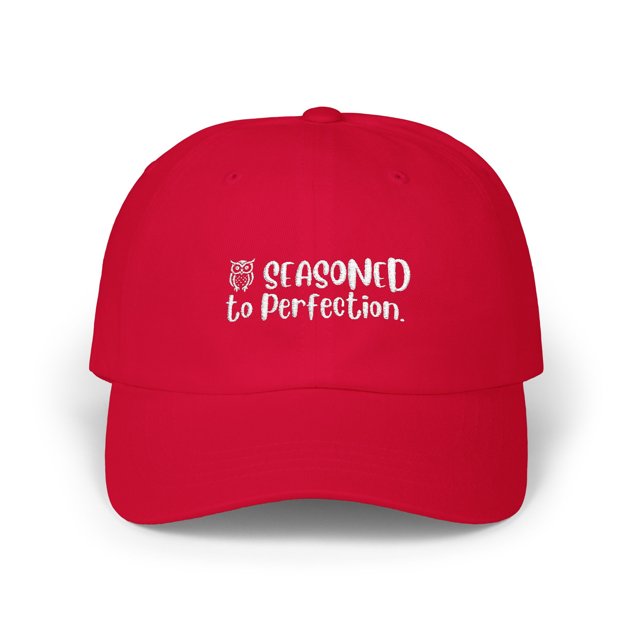 Seasoned to Perfection (White Letters) Classic Cap – Multiple Colors for Stylish Women Over 50 - Image 5