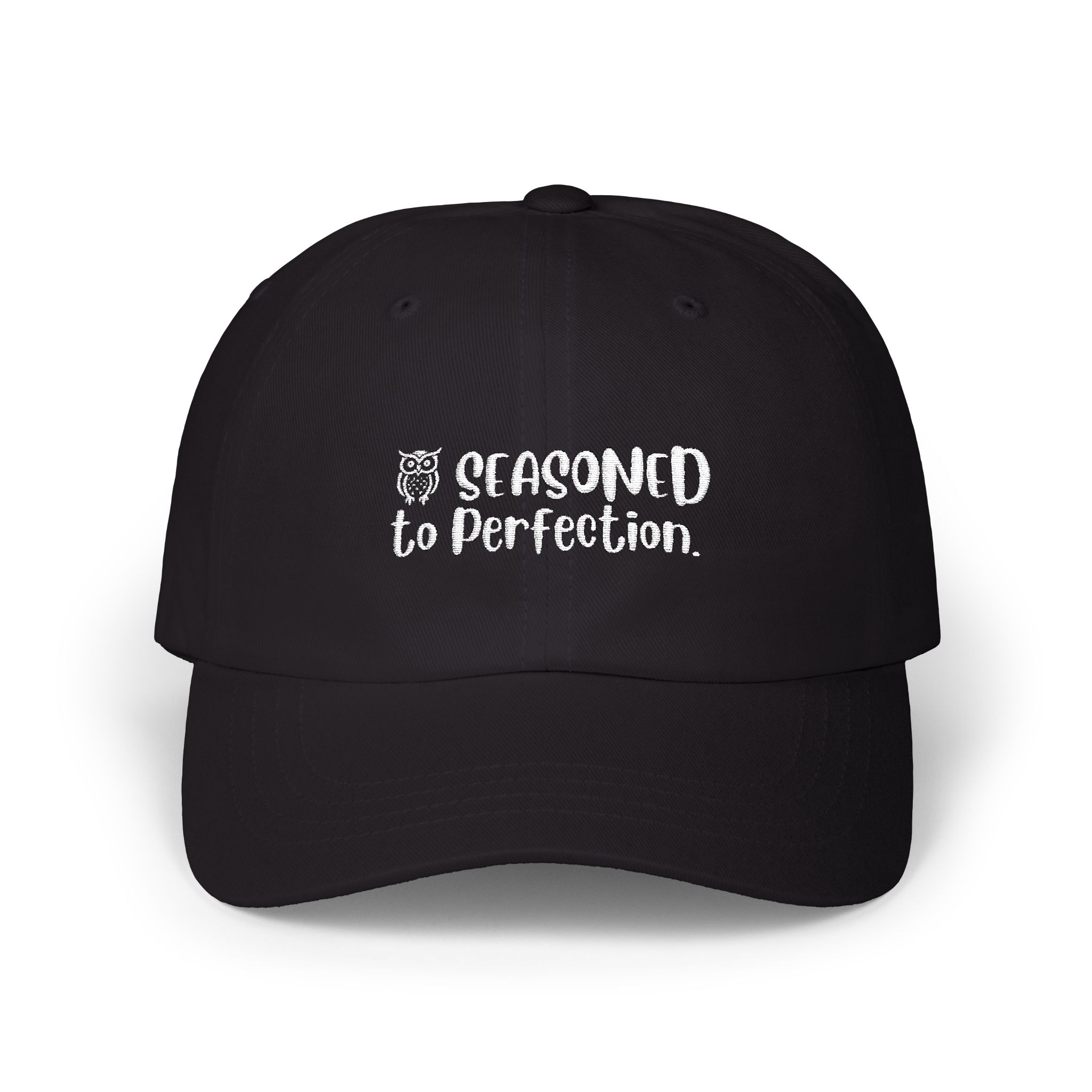 Seasoned to Perfection (White Letters) Classic Cap – Multiple Colors for Stylish Women Over 50 - Image 17