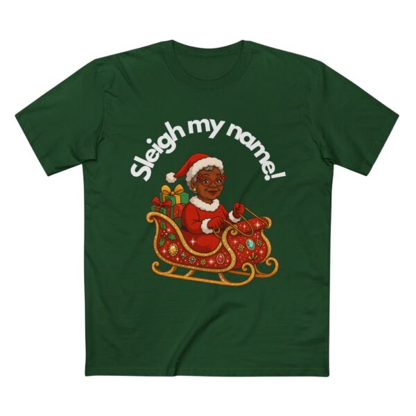 Funny Christmas T-Shirt – “Sleigh My Name” – Funny Holiday Tee for Confident Women, For Senior Women - Image 11