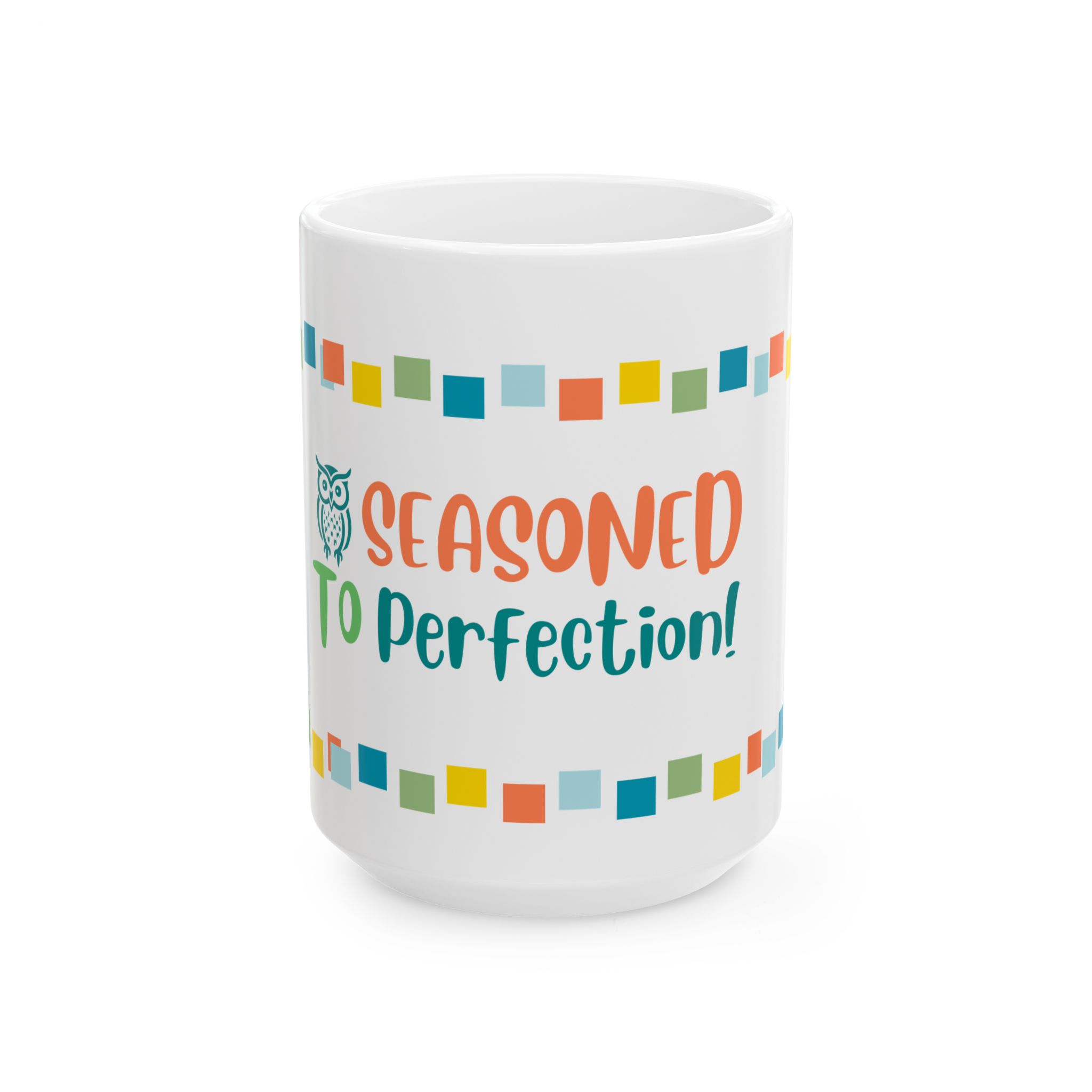Funny Senior Coffee Mug, Seasoned to Perfection, Gift for Retirees, Elder Humor, Sarcastic Birthday Present, Gag Gift for Grandparents, Over the Hill Mug - Image 4