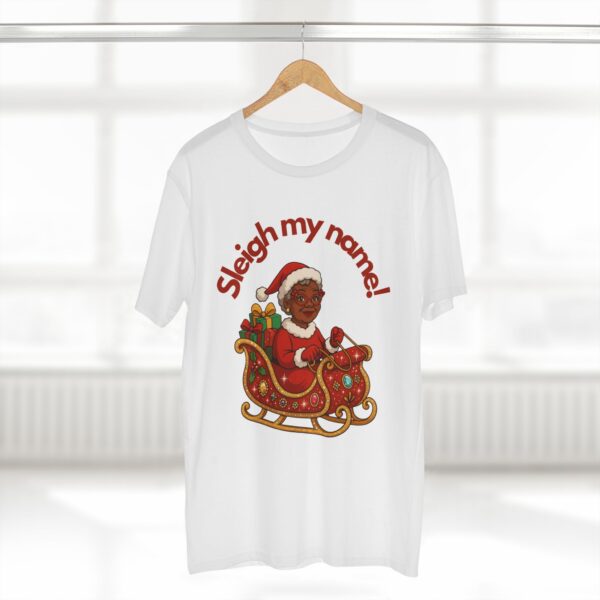 Funny Christmas T-Shirt – “Sleigh My Name” – Funny Holiday Tee for Confident Women, For Senior Women - Image 3