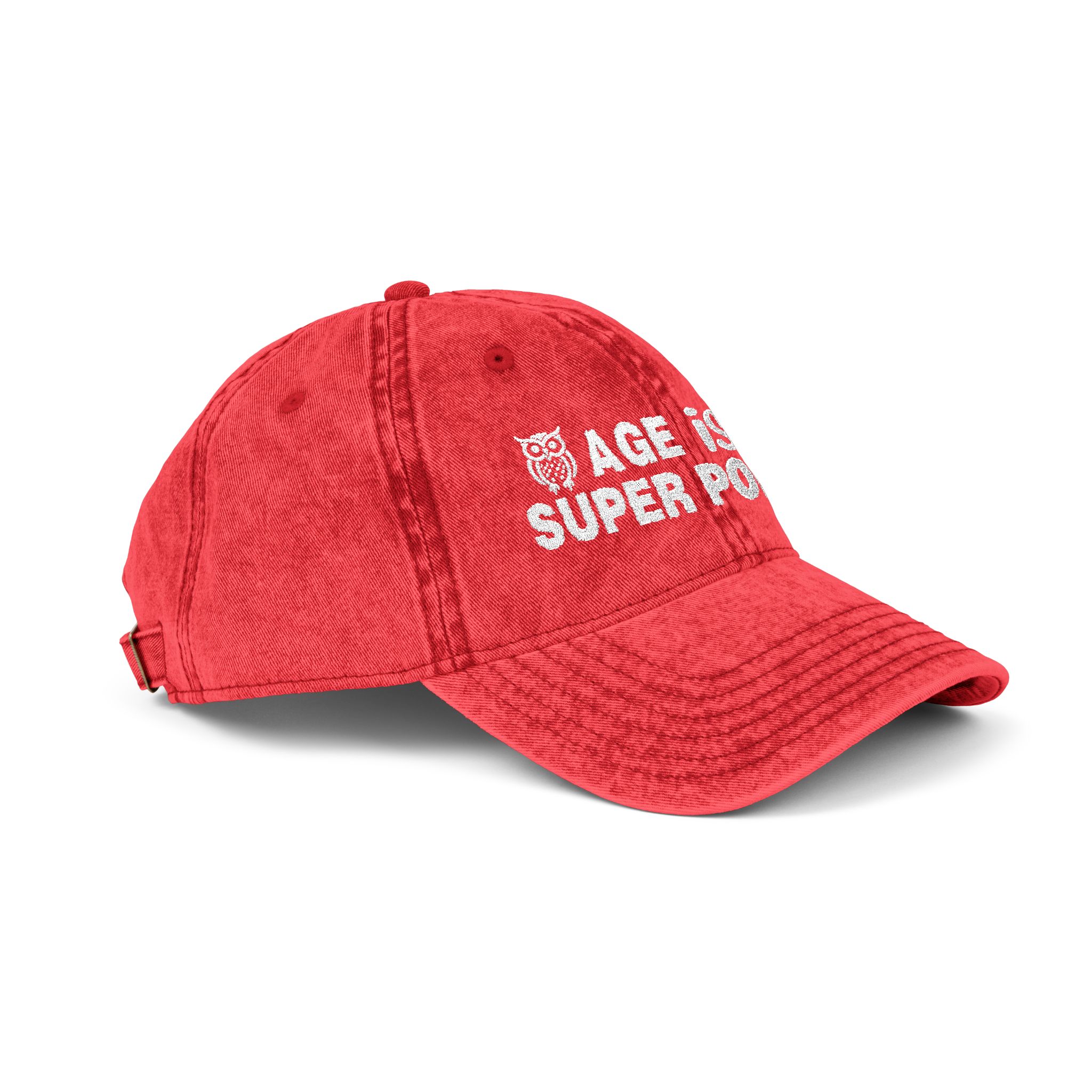 Age Is My Superpower Vintage Cap - Image 2