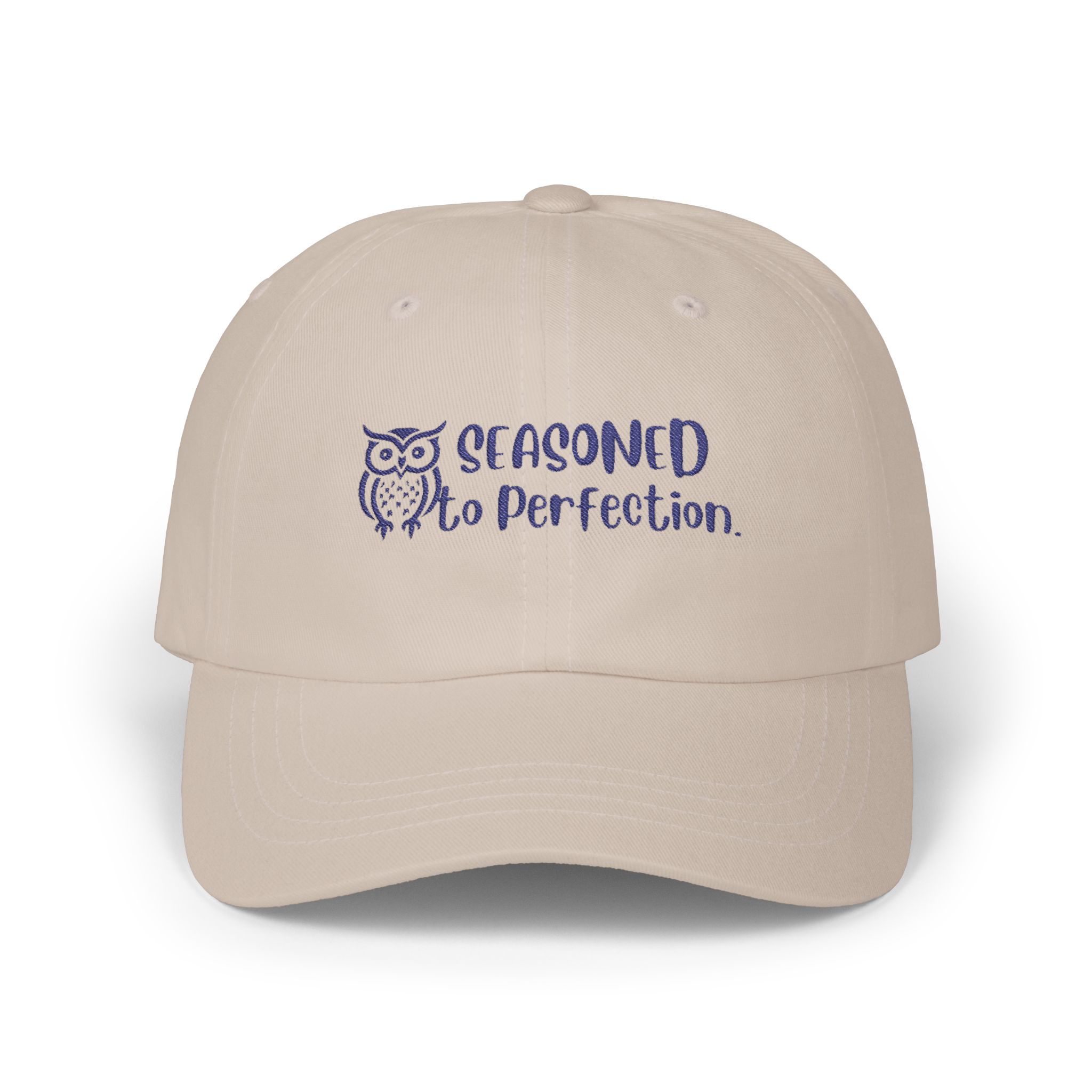Seasoned To Perfection (Blue Letters) Classic Cap – Multiple Colors for Stylish Women Over 50 - Image 17
