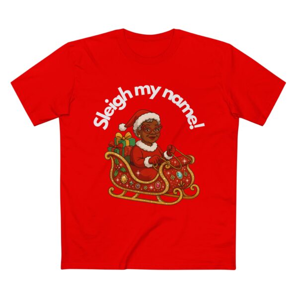 Funny Christmas T-Shirt – “Sleigh My Name” – Funny Holiday Tee for Confident Women, For Senior Women - Image 7