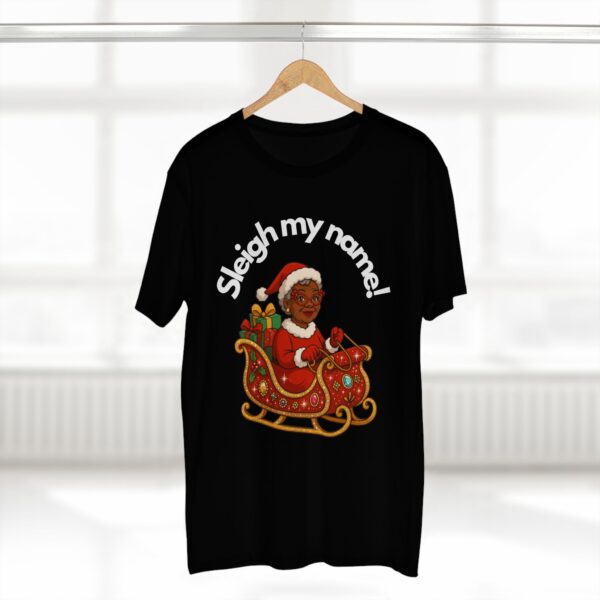 Funny Christmas T-Shirt – “Sleigh My Name” – Funny Holiday Tee for Confident Women, For Senior Women - Image 6