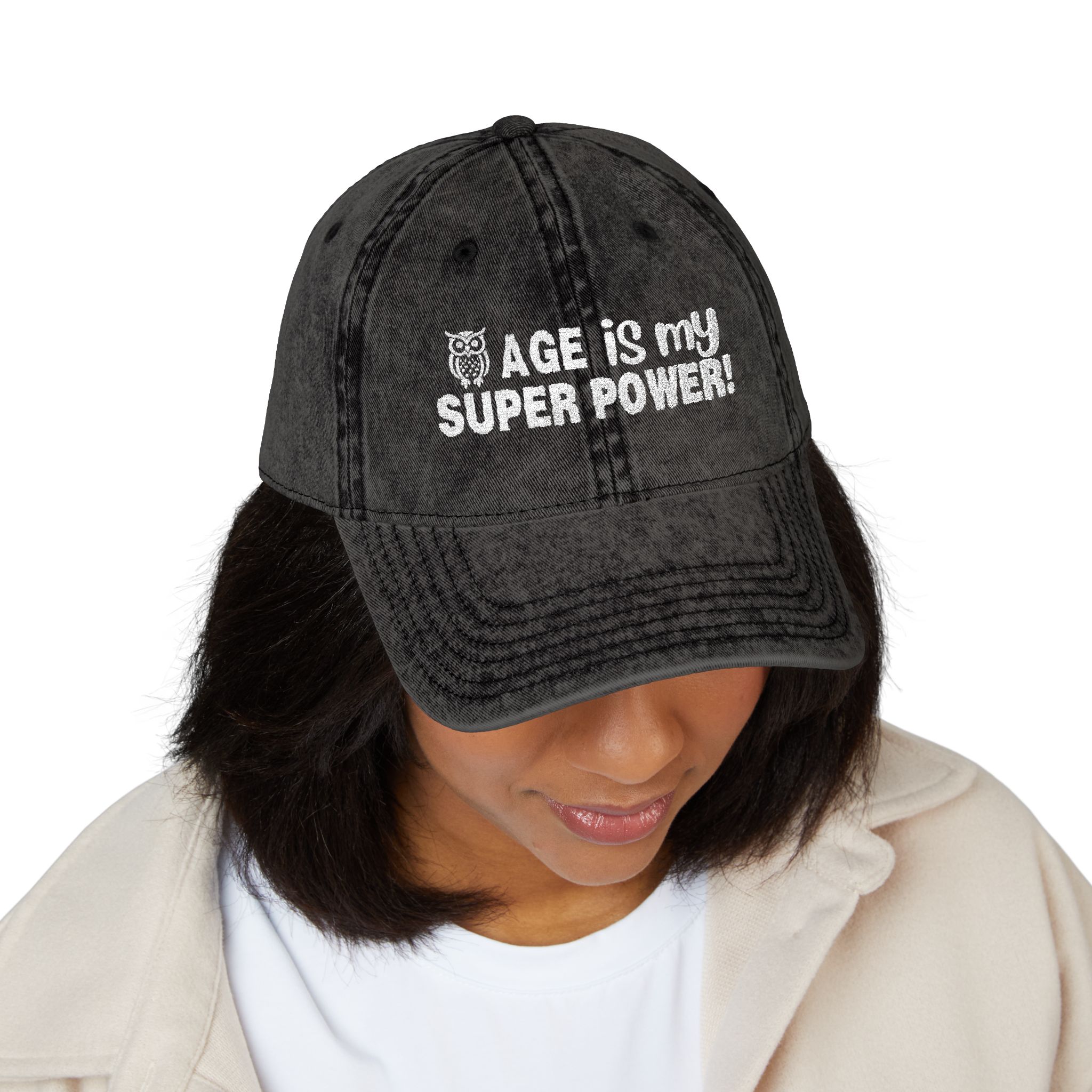 Age Is My Superpower Vintage Cap - Image 13