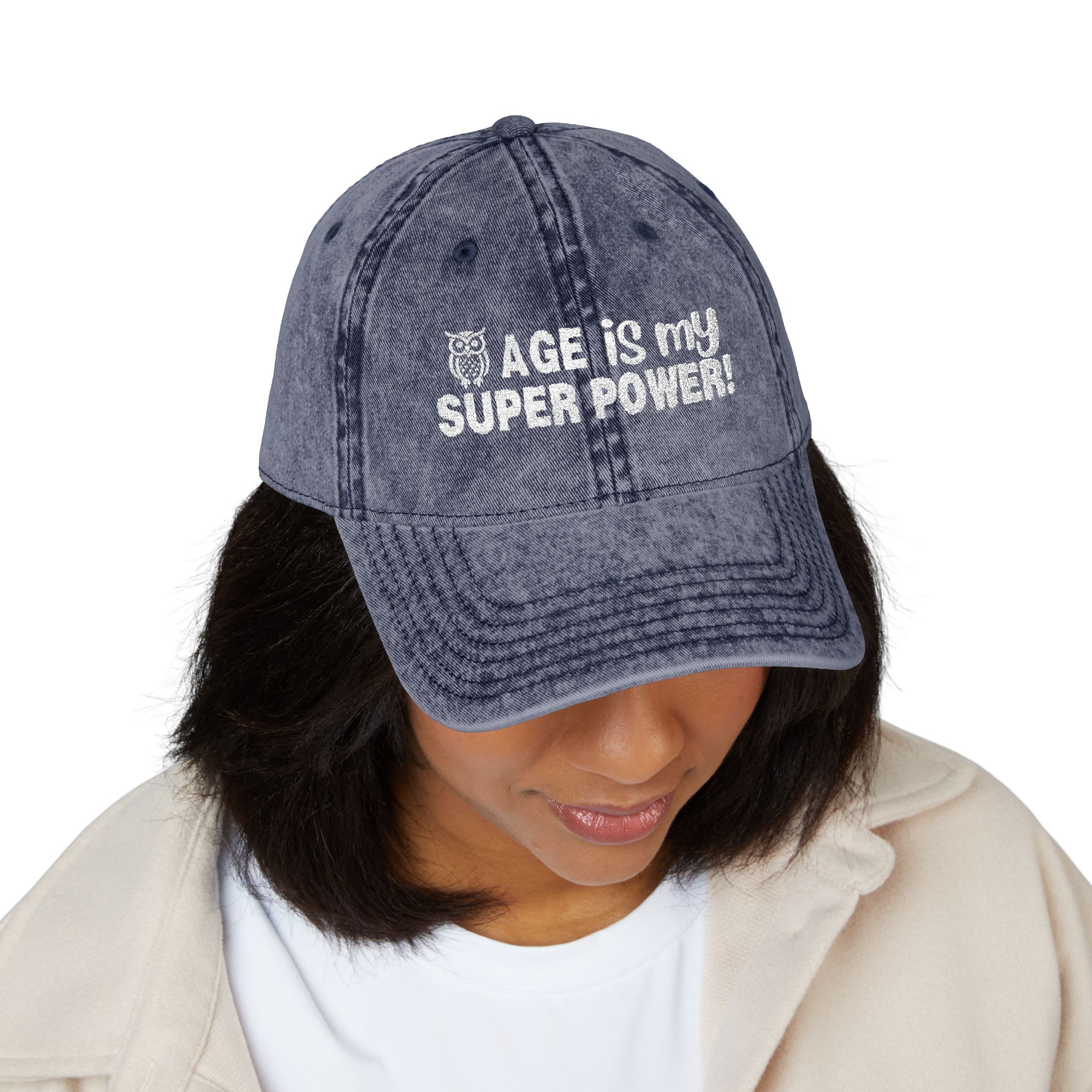 Age Is My Superpower Vintage Cap - Image 18