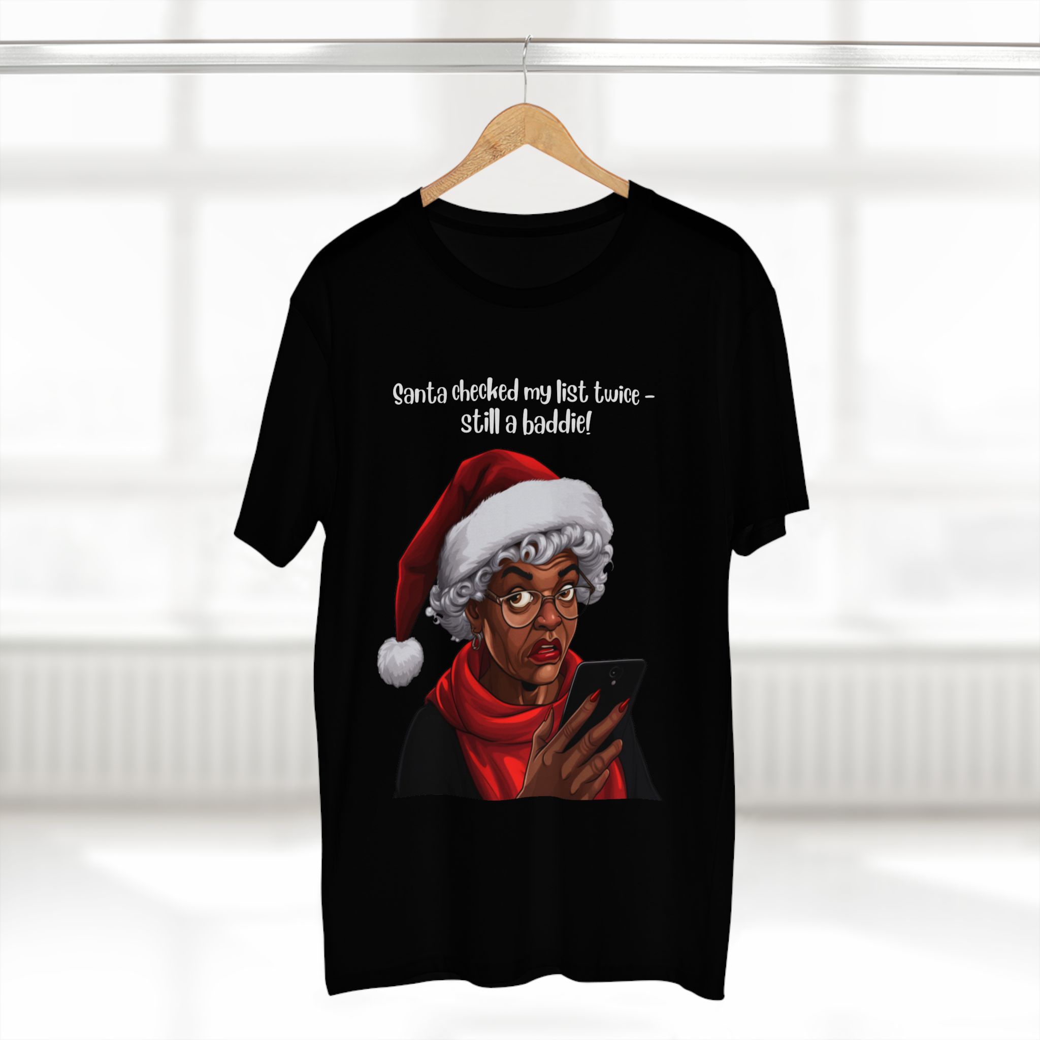 Still a Baddie Funny Christmas Shirt – Festive Humor Tee for Older Women, Senior Women Gift - Image 6