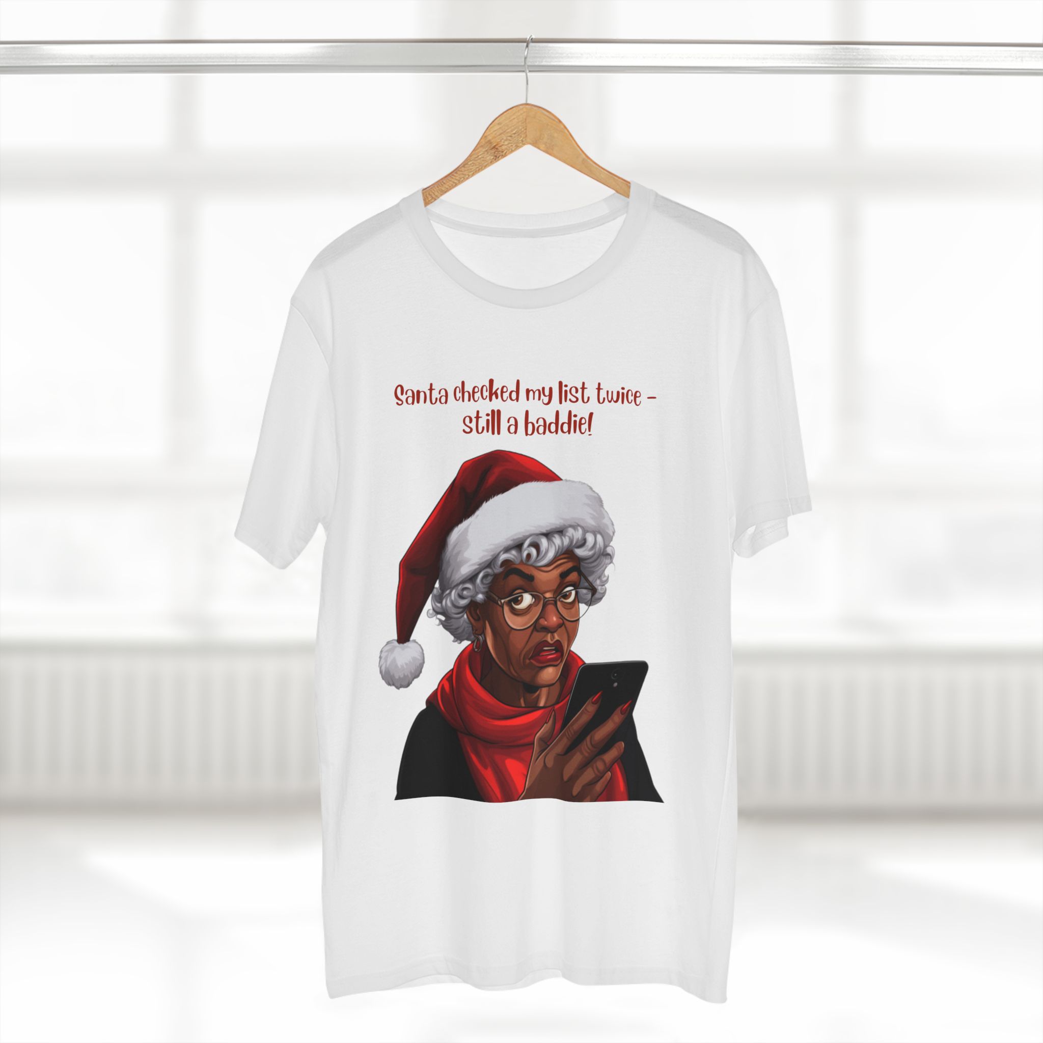 Still a Baddie Funny Christmas Shirt – Festive Humor Tee for Older Women, Senior Women Gift - Image 3