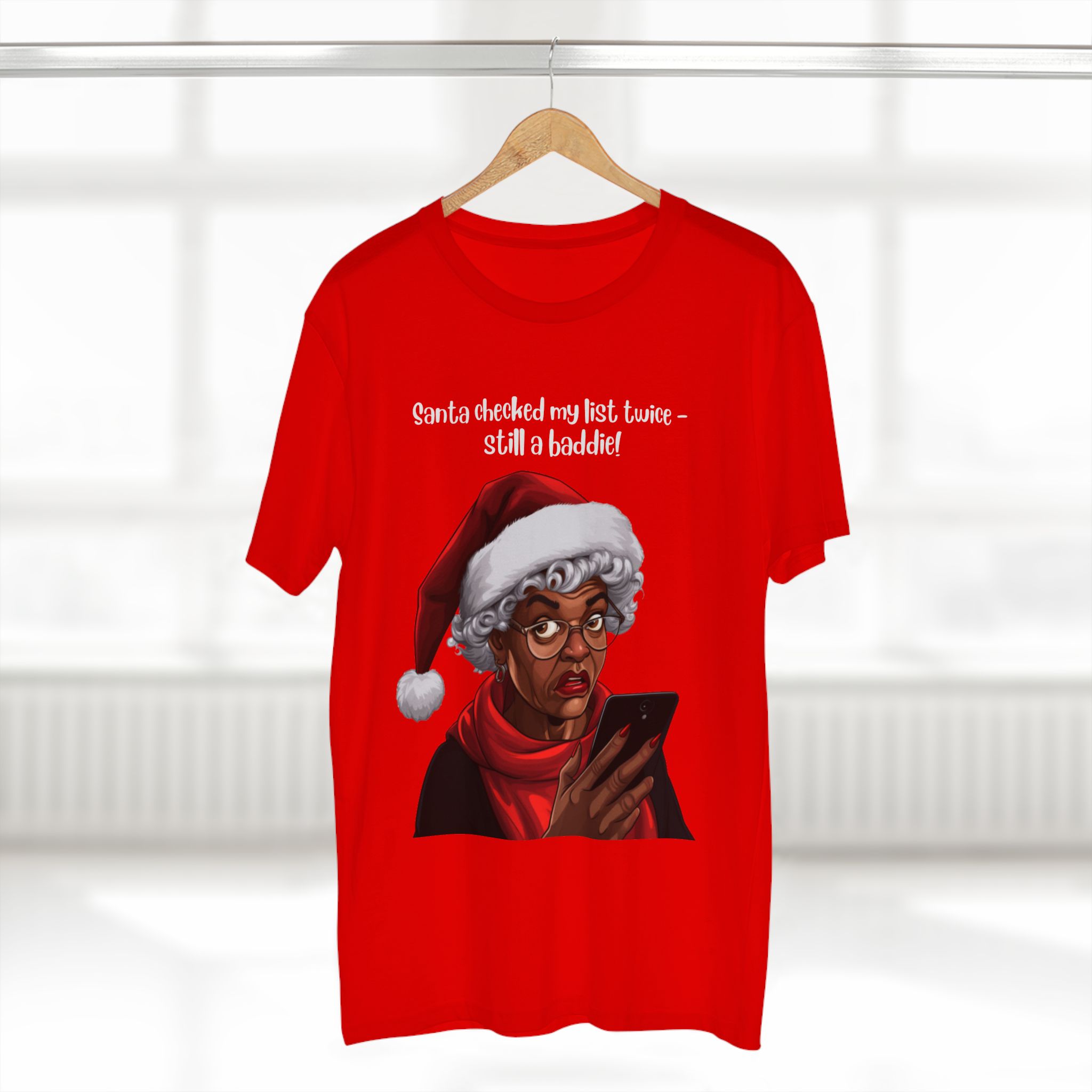 Still a Baddie Funny Christmas Shirt – Festive Humor Tee for Older Women, Senior Women Gift - Image 10