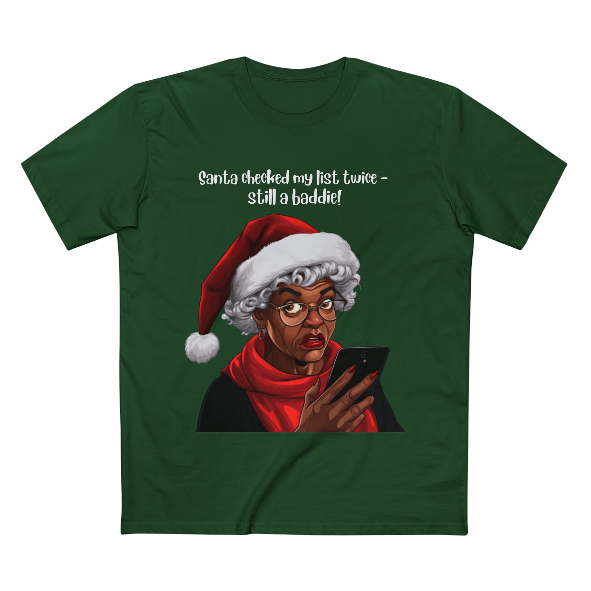 Still a Baddie Funny Christmas Shirt – Festive Humor Tee for Older Women, Senior Women Gift - Image 11